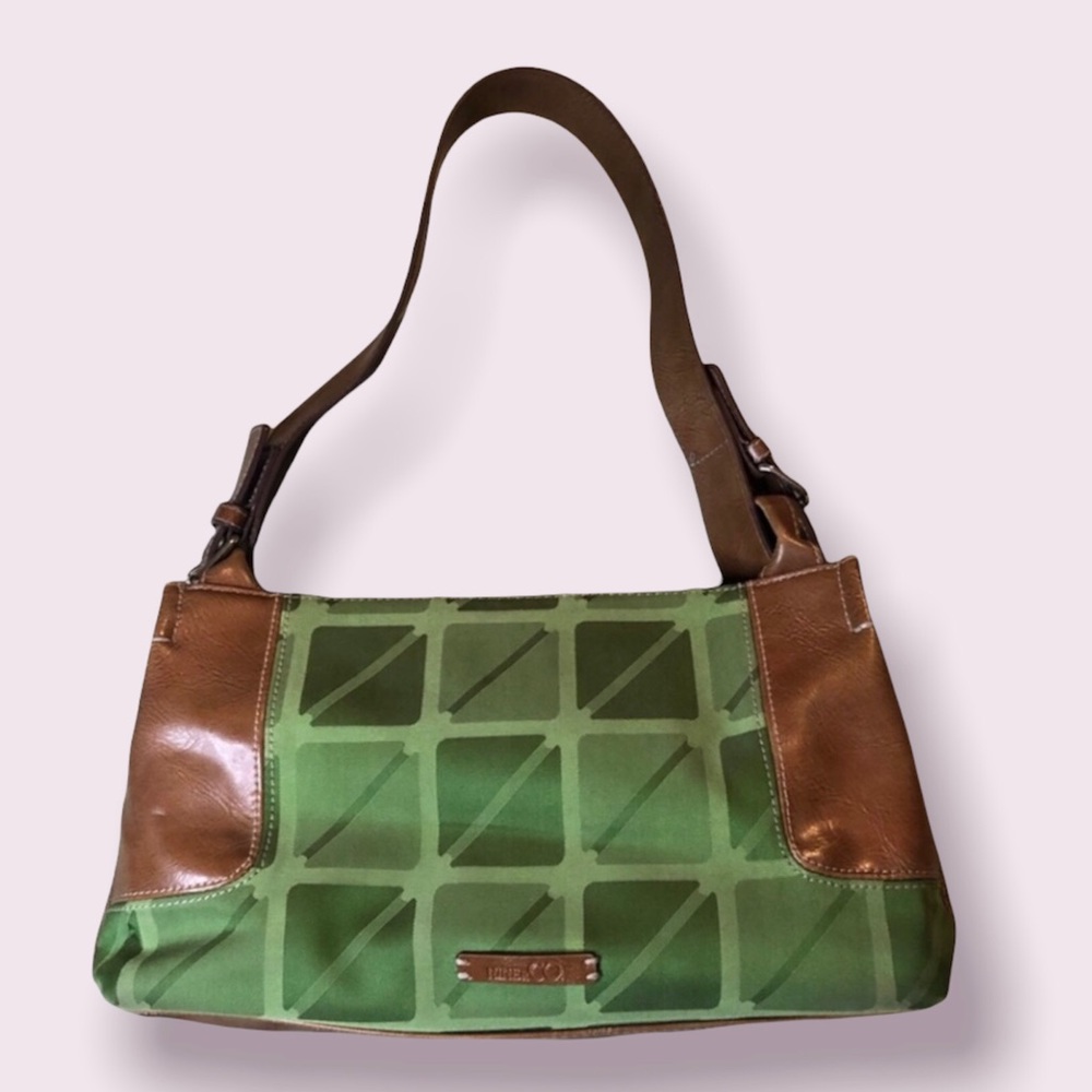 Leather and Canvas Handbag